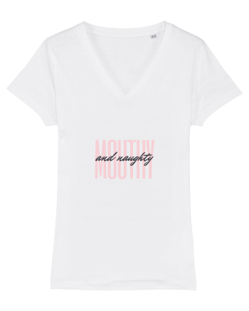 MOUTHY and naughty White