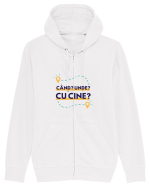 Cand? Unde? Cu cine? Hanorac cu fermoar Unisex Connector