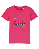 Cand? Unde? Cu cine? Tricou mânecă scurtă  Copii Mini Creator