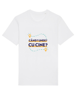 Cand? Unde? Cu cine? Tricou mânecă scurtă Unisex Rocker