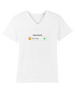 Mod avion Tricou mânecă scurtă guler V Bărbat Presenter