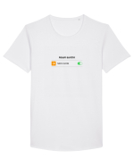 Mod avion Tricou mânecă scurtă guler larg Bărbat Skater
