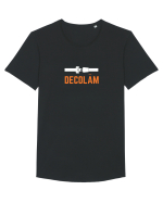 Decolăm!!!!! Tricou mânecă scurtă guler larg Bărbat Skater