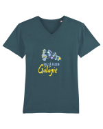 Hai să facem GĂLĂGIE!!!! Tricou mânecă scurtă guler V Bărbat Presenter