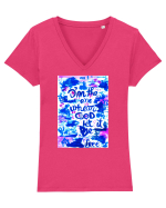 I’m the one Tricou mânecă scurtă guler V Damă Evoker
