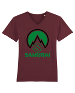Samurai Tricou mânecă scurtă guler V Bărbat Presenter