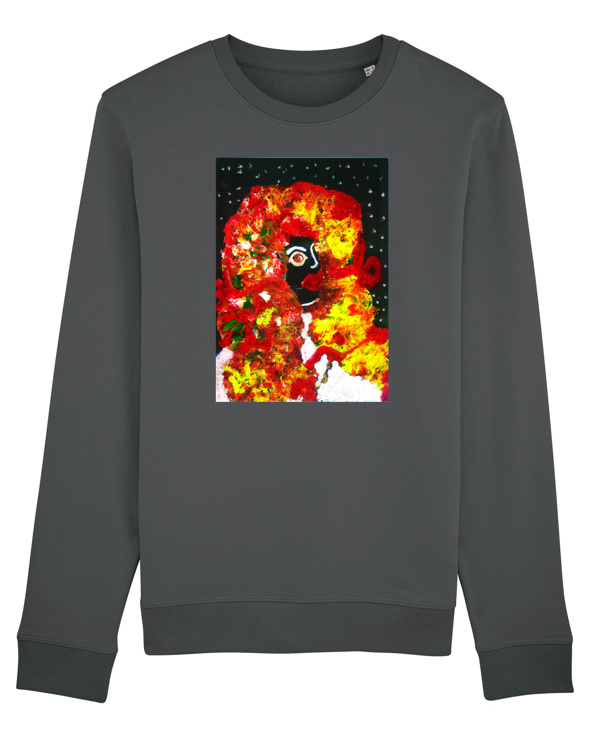 Bluză mânecă lungă Unisex Rise Anthracite