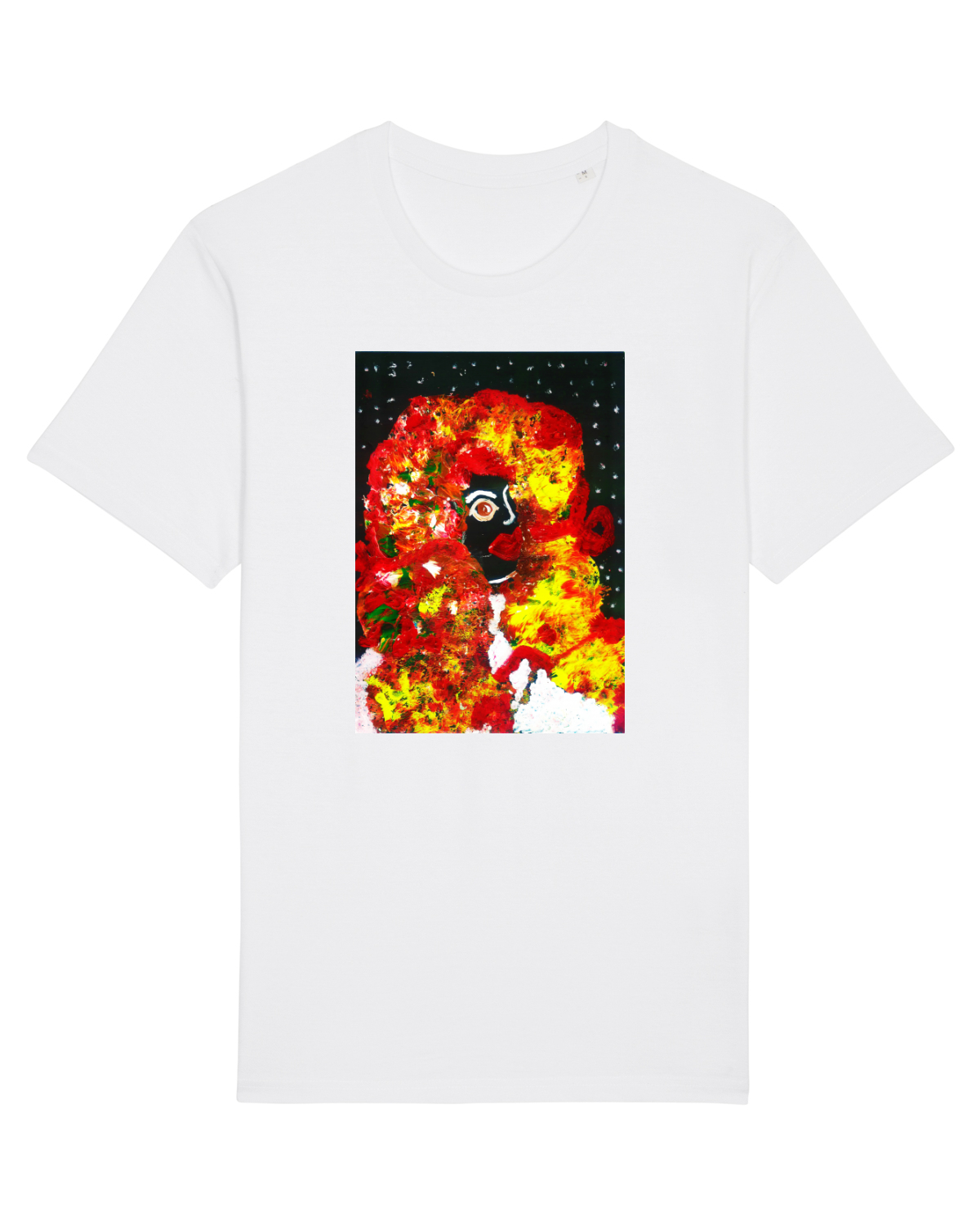 Tricou mânecă scurtă Unisex Rocker White
