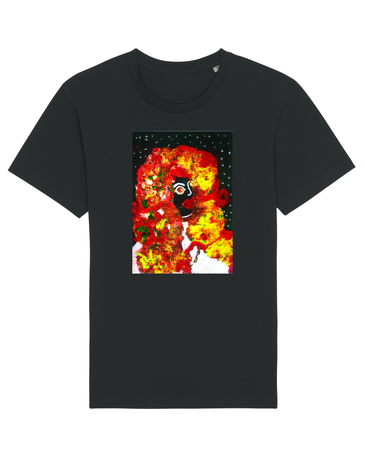 Tricou mânecă scurtă Unisex Rocker Black