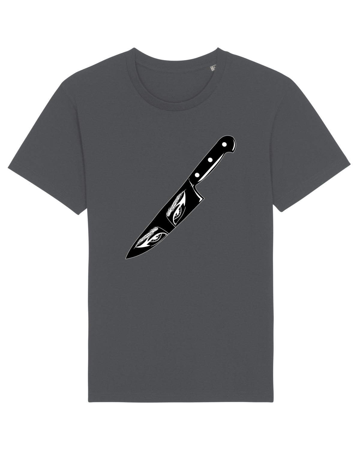 Tricou mânecă scurtă Unisex Rocker Anthracite