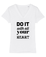 Inspiro #15 Tricou mânecă scurtă guler V Damă Evoker