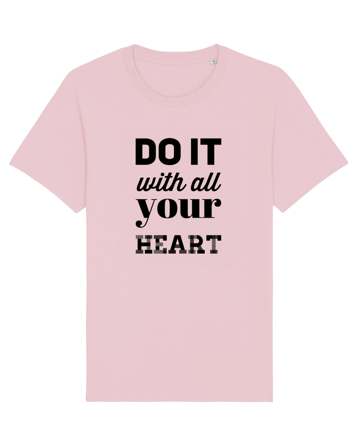 Tricou mânecă scurtă Unisex Rocker Cotton Pink