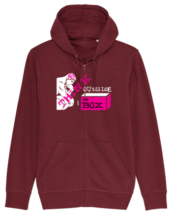 THINK OUTSIDE THE BOX Burgundy