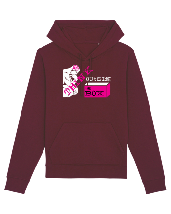 THINK OUTSIDE THE BOX Burgundy