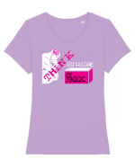 THINK OUTSIDE THE BOX Tricou mânecă scurtă guler larg fitted Damă Expresser