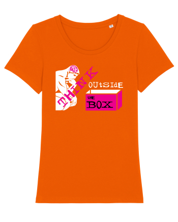 THINK OUTSIDE THE BOX Bright Orange