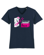 THINK OUTSIDE THE BOX Tricou mânecă scurtă guler V Bărbat Presenter