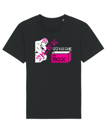 THINK OUTSIDE THE BOX Tricou mânecă scurtă Unisex Rocker