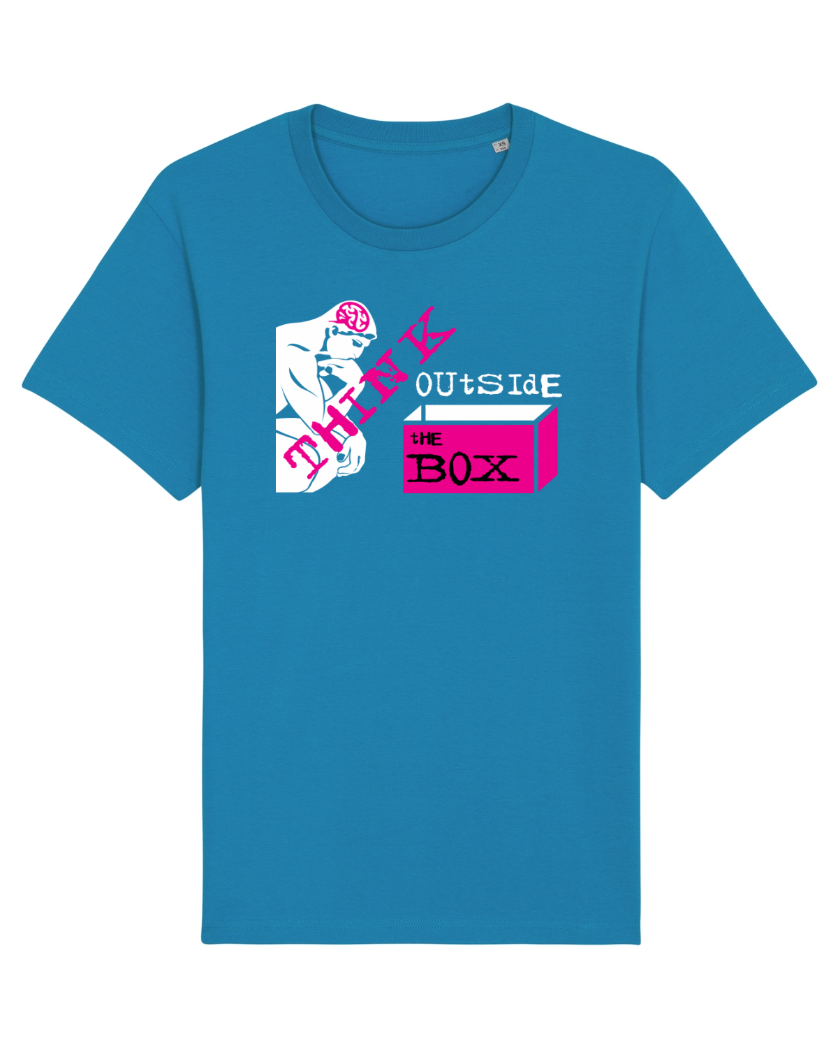 Tricou mânecă scurtă Unisex Rocker Azur