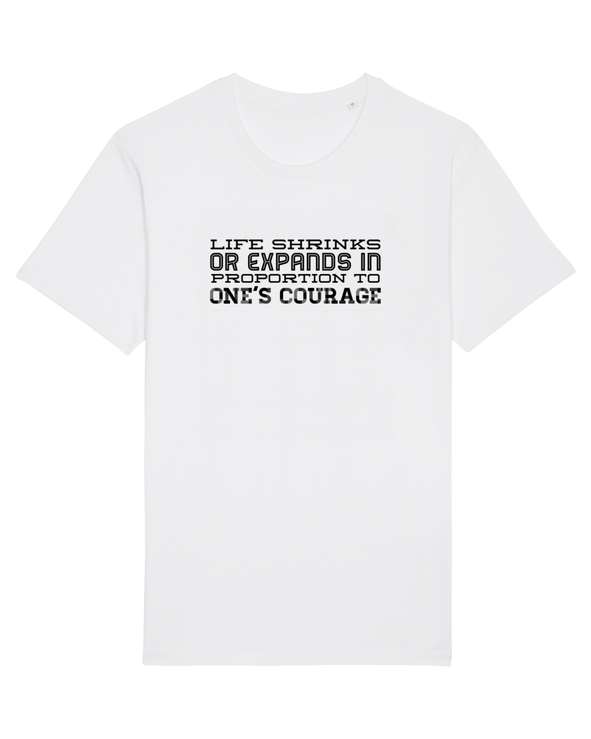 Tricou mânecă scurtă Unisex Rocker White