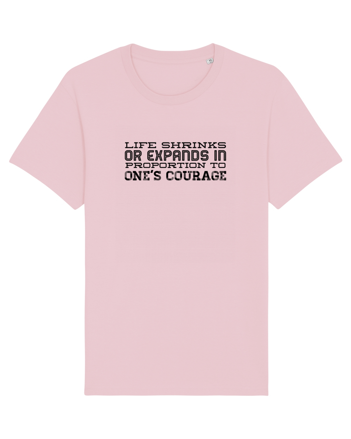 Tricou mânecă scurtă Unisex Rocker Cotton Pink