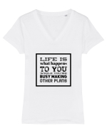 Inspiro #17 Tricou mânecă scurtă guler V Damă Evoker