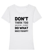 Inspiro #18 Tricou mânecă scurtă guler larg fitted Damă Expresser