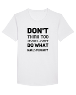 Inspiro #18 Tricou mânecă scurtă guler larg Bărbat Skater