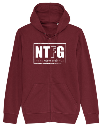 NU TE PREOCUPE GRIJA Burgundy