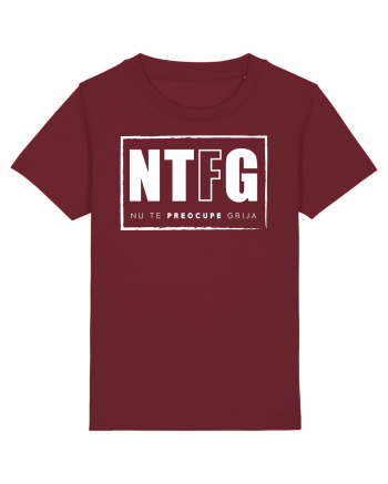 NU TE PREOCUPE GRIJA Burgundy