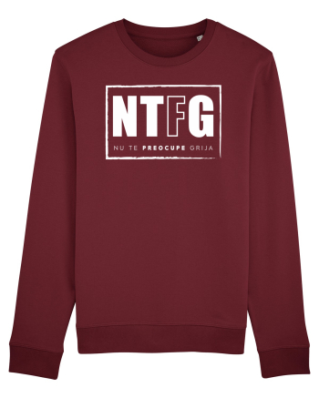 NU TE PREOCUPE GRIJA Burgundy