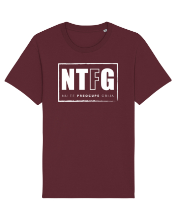 NU TE PREOCUPE GRIJA Burgundy