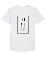Healer Tricou mânecă scurtă guler larg Bărbat Skater