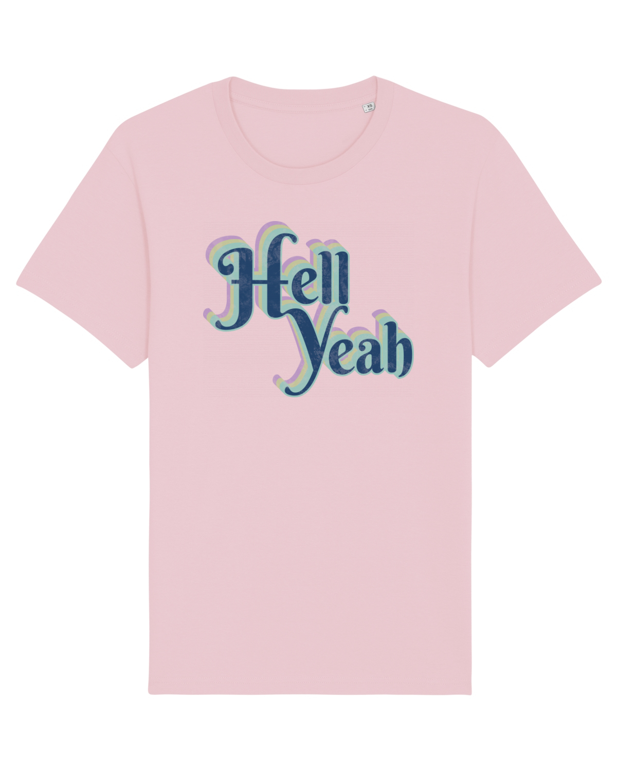 Tricou mânecă scurtă Unisex Rocker Cotton Pink