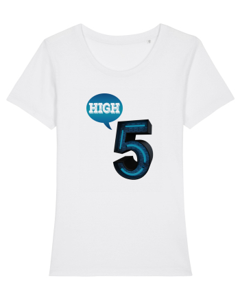 High five White