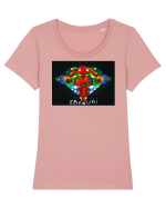 Zboruri Tricou mânecă scurtă guler larg fitted Damă Expresser