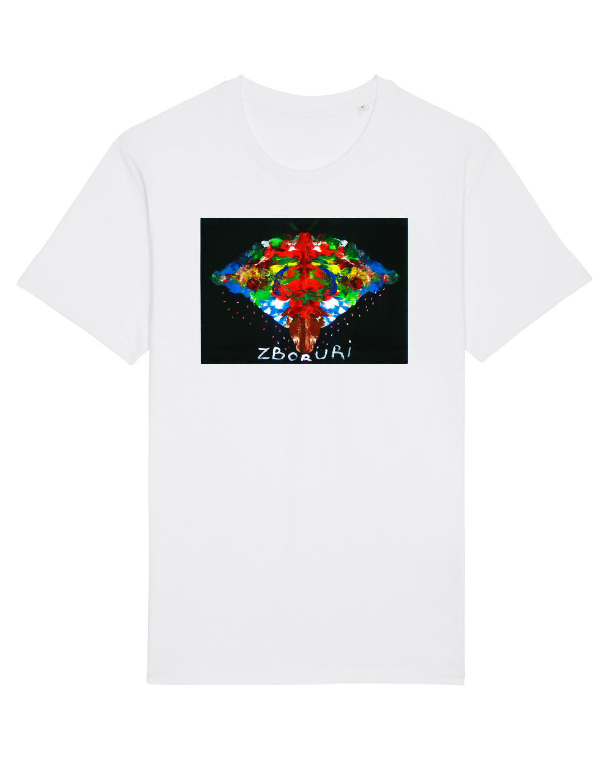 Tricou mânecă scurtă Unisex Rocker White