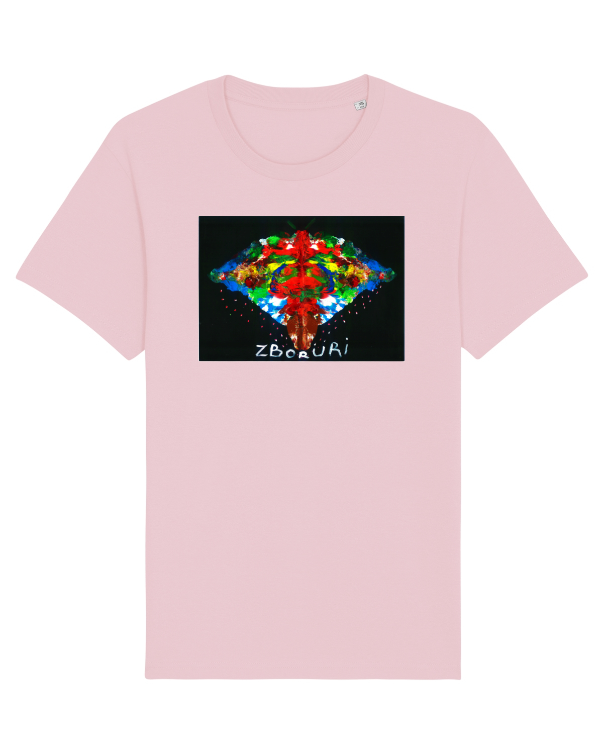 Tricou mânecă scurtă Unisex Rocker Cotton Pink