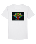 Zboruri Tricou mânecă scurtă guler larg Bărbat Skater