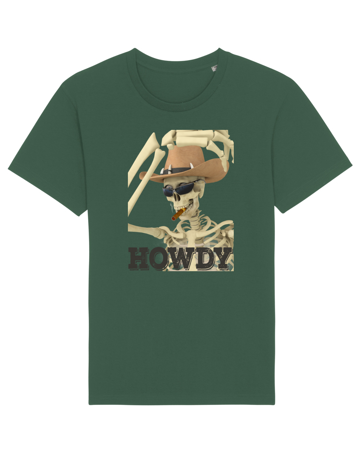Tricou mânecă scurtă Unisex Rocker Bottle Green