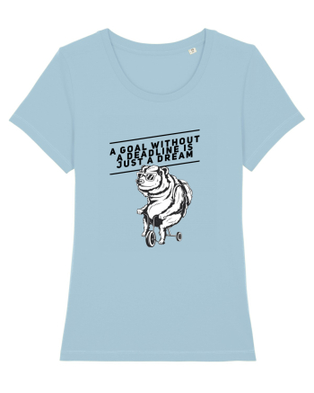 Deadlineless bear Sky Blue