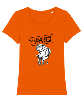 Deadlineless bear Bright Orange