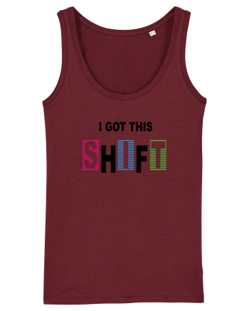I got this shift Burgundy