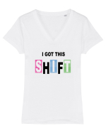 I got this shift Tricou mânecă scurtă guler V Damă Evoker