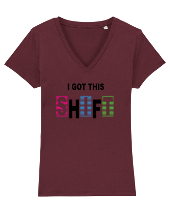 I got this shift Burgundy