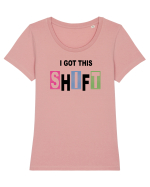 I got this shift Tricou mânecă scurtă guler larg fitted Damă Expresser
