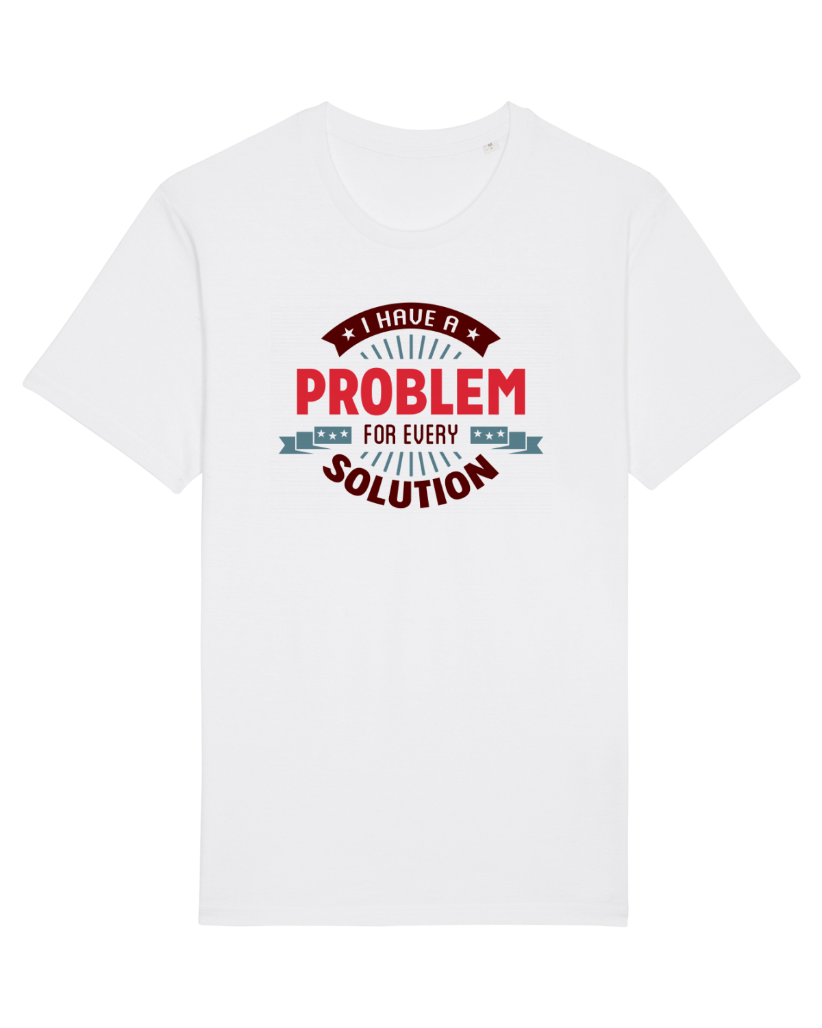 Tricou mânecă scurtă Unisex Rocker White