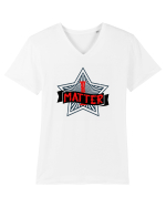 Eu contez Tricou mânecă scurtă guler V Bărbat Presenter