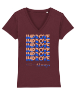 Improve Tricou mânecă scurtă guler V Damă Evoker