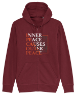 Inner peace Hanorac cu fermoar Unisex Connector